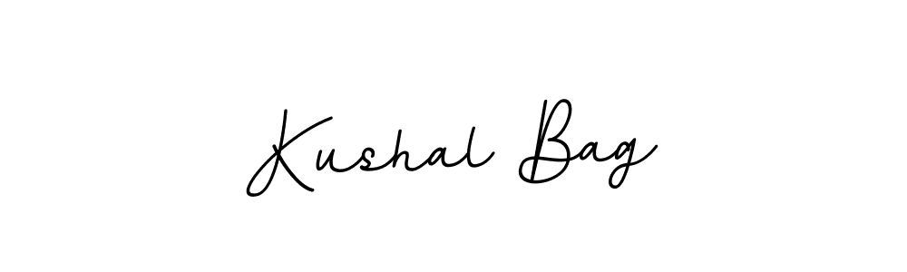 How to make Kushal Bag name signature. Use BallpointsItalic-DORy9 style for creating short signs online. This is the latest handwritten sign. Kushal Bag signature style 11 images and pictures png
