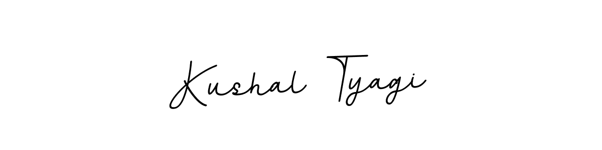 Kushal Tyagi stylish signature style. Best Handwritten Sign (BallpointsItalic-DORy9) for my name. Handwritten Signature Collection Ideas for my name Kushal Tyagi. Kushal Tyagi signature style 11 images and pictures png