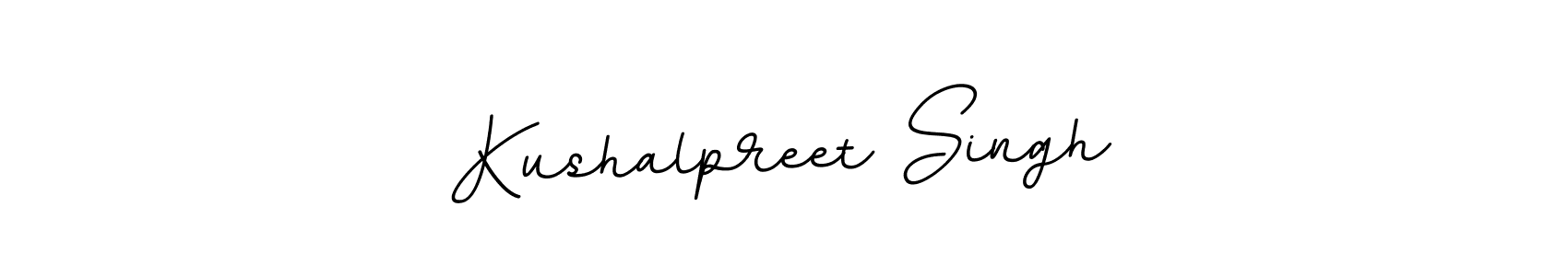Design your own signature with our free online signature maker. With this signature software, you can create a handwritten (BallpointsItalic-DORy9) signature for name Kushalpreet Singh. Kushalpreet Singh signature style 11 images and pictures png