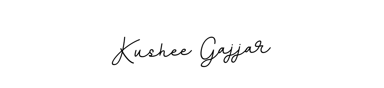 Kushee Gajjar stylish signature style. Best Handwritten Sign (BallpointsItalic-DORy9) for my name. Handwritten Signature Collection Ideas for my name Kushee Gajjar. Kushee Gajjar signature style 11 images and pictures png