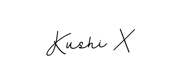 Use a signature maker to create a handwritten signature online. With this signature software, you can design (BallpointsItalic-DORy9) your own signature for name Kushi X. Kushi X signature style 11 images and pictures png