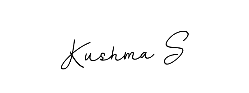 Make a beautiful signature design for name Kushma S. Use this online signature maker to create a handwritten signature for free. Kushma S signature style 11 images and pictures png