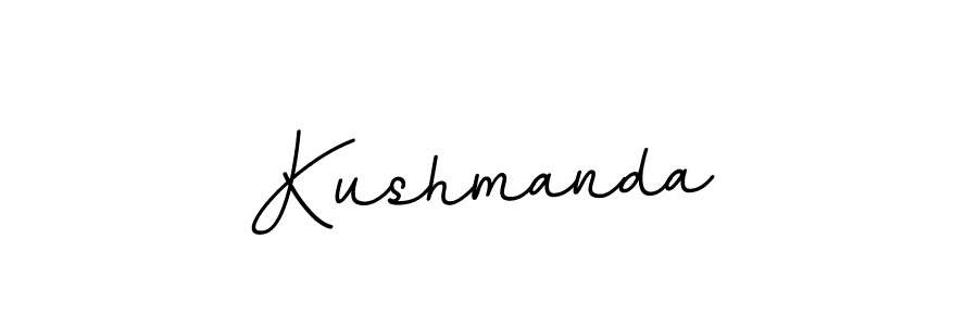 Design your own signature with our free online signature maker. With this signature software, you can create a handwritten (BallpointsItalic-DORy9) signature for name Kushmanda. Kushmanda signature style 11 images and pictures png