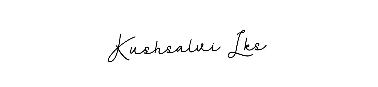 BallpointsItalic-DORy9 is a professional signature style that is perfect for those who want to add a touch of class to their signature. It is also a great choice for those who want to make their signature more unique. Get Kushsalvi Lks name to fancy signature for free. Kushsalvi Lks signature style 11 images and pictures png