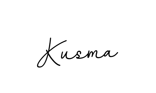 How to make Kusma signature? BallpointsItalic-DORy9 is a professional autograph style. Create handwritten signature for Kusma name. Kusma signature style 11 images and pictures png