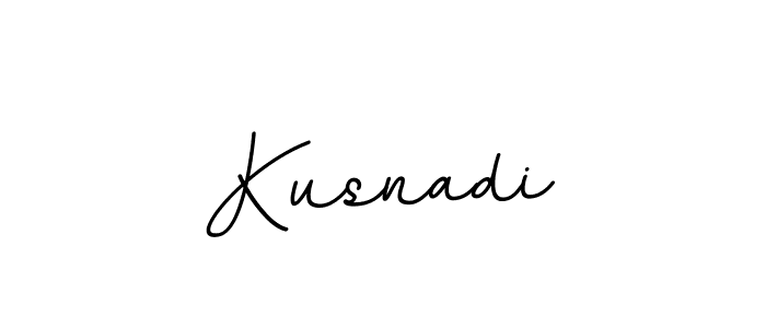 Create a beautiful signature design for name Kusnadi. With this signature (BallpointsItalic-DORy9) fonts, you can make a handwritten signature for free. Kusnadi signature style 11 images and pictures png