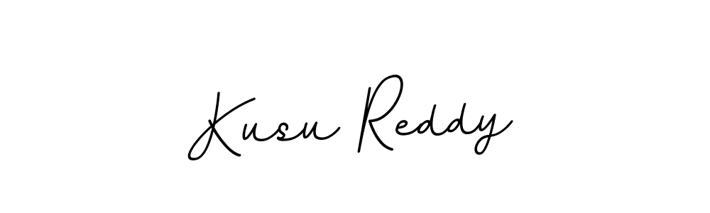 The best way (BallpointsItalic-DORy9) to make a short signature is to pick only two or three words in your name. The name Kusu Reddy include a total of six letters. For converting this name. Kusu Reddy signature style 11 images and pictures png