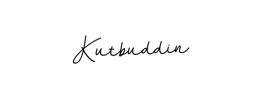 Create a beautiful signature design for name Kutbuddin. With this signature (BallpointsItalic-DORy9) fonts, you can make a handwritten signature for free. Kutbuddin signature style 11 images and pictures png