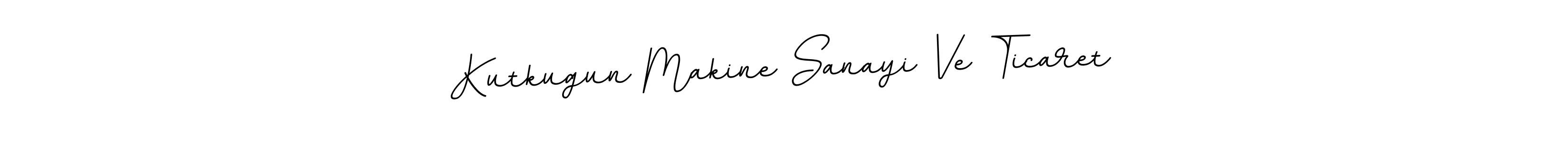 This is the best signature style for the Kutkugun Makine Sanayi Ve Ticaret name. Also you like these signature font (BallpointsItalic-DORy9). Mix name signature. Kutkugun Makine Sanayi Ve Ticaret signature style 11 images and pictures png