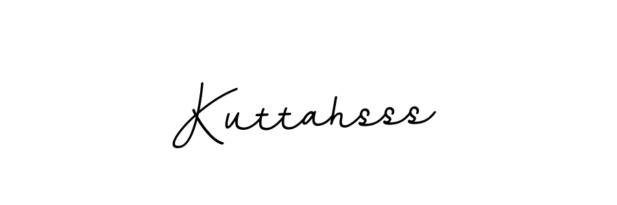 Use a signature maker to create a handwritten signature online. With this signature software, you can design (BallpointsItalic-DORy9) your own signature for name Kuttahsss. Kuttahsss signature style 11 images and pictures png