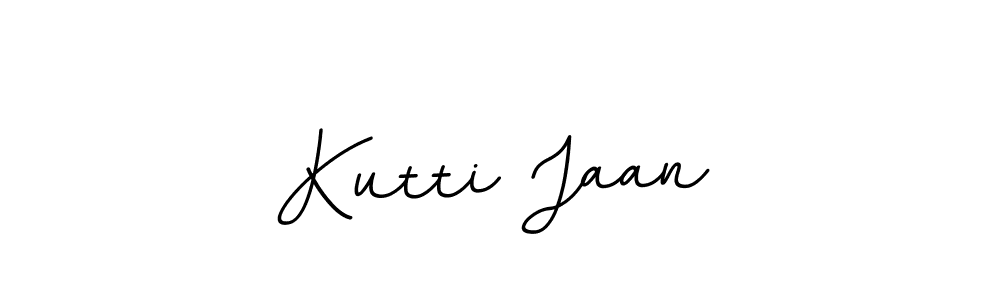 Make a beautiful signature design for name Kutti Jaan. With this signature (BallpointsItalic-DORy9) style, you can create a handwritten signature for free. Kutti Jaan signature style 11 images and pictures png