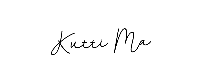 Kutti Ma stylish signature style. Best Handwritten Sign (BallpointsItalic-DORy9) for my name. Handwritten Signature Collection Ideas for my name Kutti Ma. Kutti Ma signature style 11 images and pictures png