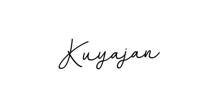 How to make Kuyajan signature? BallpointsItalic-DORy9 is a professional autograph style. Create handwritten signature for Kuyajan name. Kuyajan signature style 11 images and pictures png
