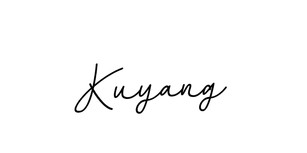 Make a beautiful signature design for name Kuyang. With this signature (BallpointsItalic-DORy9) style, you can create a handwritten signature for free. Kuyang signature style 11 images and pictures png