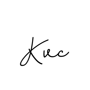 Use a signature maker to create a handwritten signature online. With this signature software, you can design (BallpointsItalic-DORy9) your own signature for name Kvc. Kvc signature style 11 images and pictures png