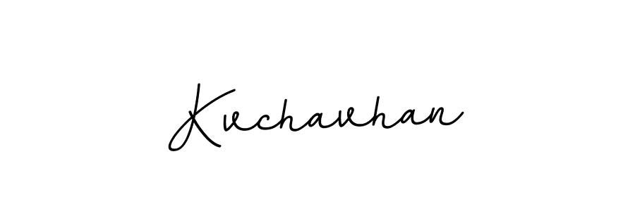 Design your own signature with our free online signature maker. With this signature software, you can create a handwritten (BallpointsItalic-DORy9) signature for name Kvchavhan. Kvchavhan signature style 11 images and pictures png
