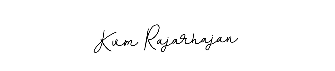 Create a beautiful signature design for name Kvm Rajarhajan. With this signature (BallpointsItalic-DORy9) fonts, you can make a handwritten signature for free. Kvm Rajarhajan signature style 11 images and pictures png