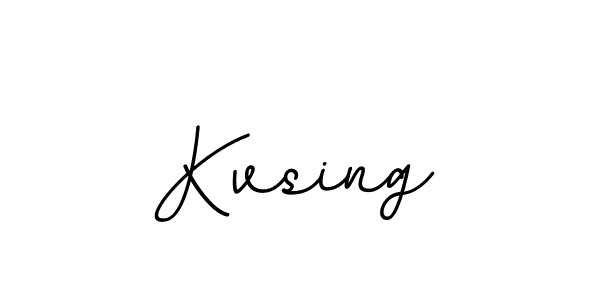 The best way (BallpointsItalic-DORy9) to make a short signature is to pick only two or three words in your name. The name Kvsing include a total of six letters. For converting this name. Kvsing signature style 11 images and pictures png