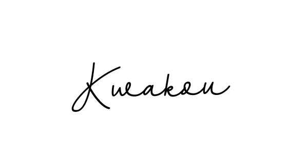 The best way (BallpointsItalic-DORy9) to make a short signature is to pick only two or three words in your name. The name Kwakou include a total of six letters. For converting this name. Kwakou signature style 11 images and pictures png