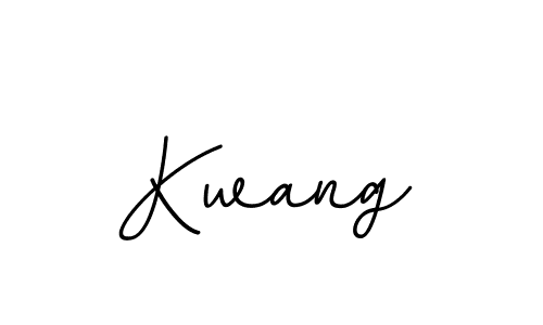 How to make Kwang signature? BallpointsItalic-DORy9 is a professional autograph style. Create handwritten signature for Kwang name. Kwang signature style 11 images and pictures png