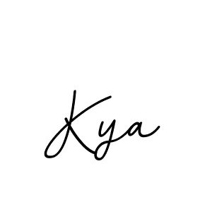 Make a beautiful signature design for name Kya. With this signature (BallpointsItalic-DORy9) style, you can create a handwritten signature for free. Kya signature style 11 images and pictures png