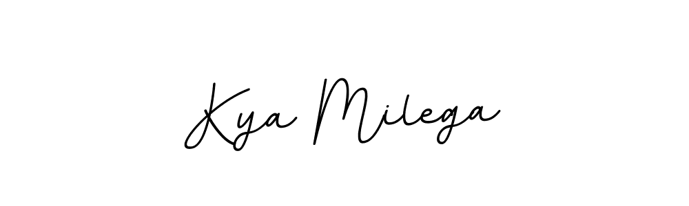 You should practise on your own different ways (BallpointsItalic-DORy9) to write your name (Kya Milega) in signature. don't let someone else do it for you. Kya Milega signature style 11 images and pictures png