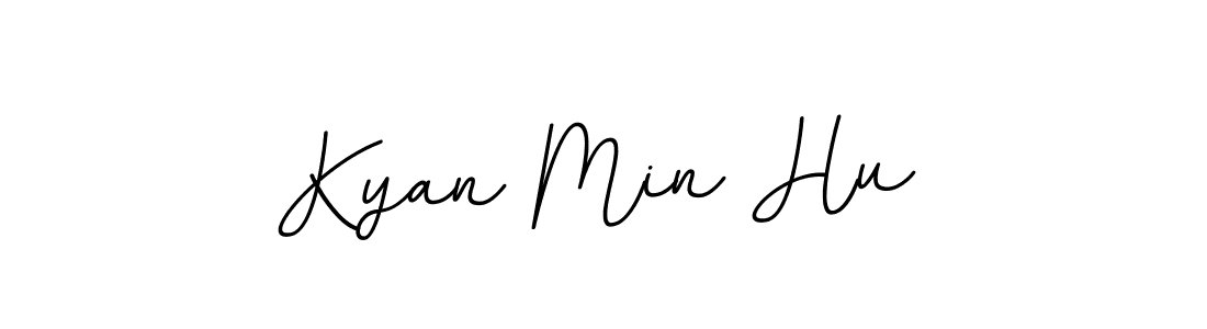 Use a signature maker to create a handwritten signature online. With this signature software, you can design (BallpointsItalic-DORy9) your own signature for name Kyan Min Hu. Kyan Min Hu signature style 11 images and pictures png