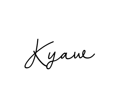 if you are searching for the best signature style for your name Kyaw. so please give up your signature search. here we have designed multiple signature styles  using BallpointsItalic-DORy9. Kyaw signature style 11 images and pictures png