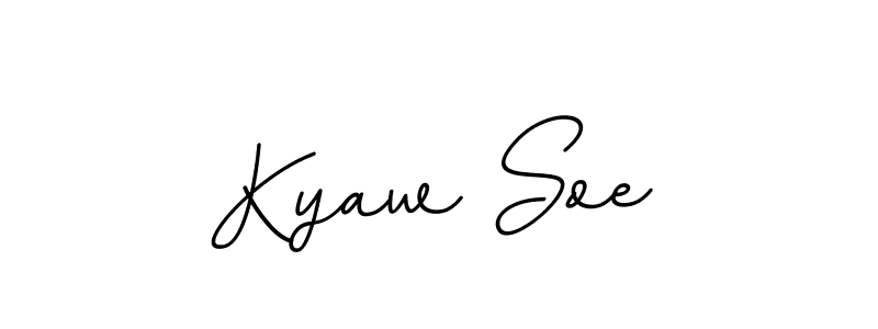 How to make Kyaw Soe signature? BallpointsItalic-DORy9 is a professional autograph style. Create handwritten signature for Kyaw Soe name. Kyaw Soe signature style 11 images and pictures png