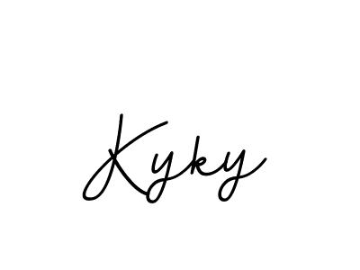 Similarly BallpointsItalic-DORy9 is the best handwritten signature design. Signature creator online .You can use it as an online autograph creator for name Kyky. Kyky signature style 11 images and pictures png