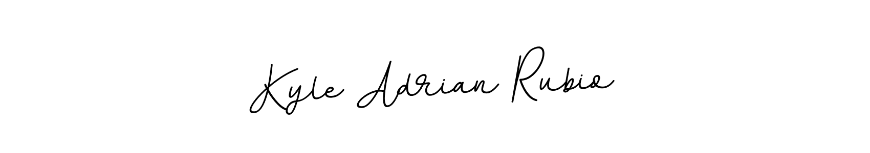 Design your own signature with our free online signature maker. With this signature software, you can create a handwritten (BallpointsItalic-DORy9) signature for name Kyle Adrian Rubio. Kyle Adrian Rubio signature style 11 images and pictures png