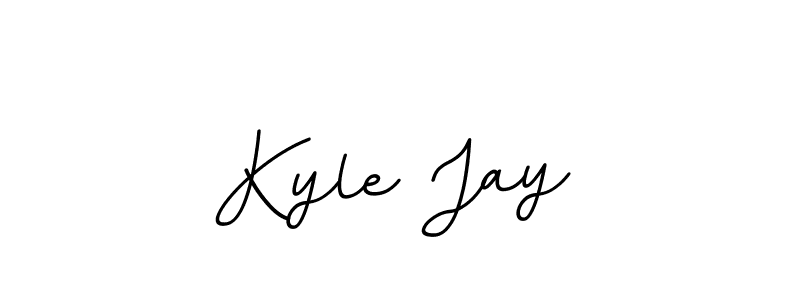 Kyle Jay stylish signature style. Best Handwritten Sign (BallpointsItalic-DORy9) for my name. Handwritten Signature Collection Ideas for my name Kyle Jay. Kyle Jay signature style 11 images and pictures png