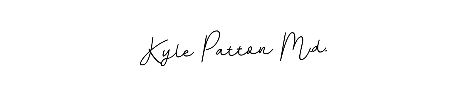 Make a beautiful signature design for name Kyle Patton M.d.. With this signature (BallpointsItalic-DORy9) style, you can create a handwritten signature for free. Kyle Patton M.d. signature style 11 images and pictures png