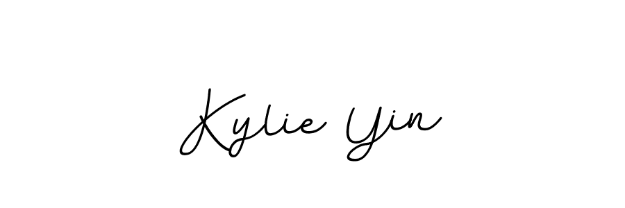 The best way (BallpointsItalic-DORy9) to make a short signature is to pick only two or three words in your name. The name Kylie Yin include a total of six letters. For converting this name. Kylie Yin signature style 11 images and pictures png