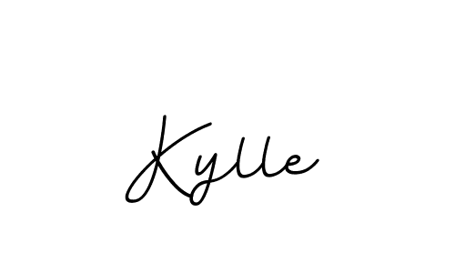 Kylle stylish signature style. Best Handwritten Sign (BallpointsItalic-DORy9) for my name. Handwritten Signature Collection Ideas for my name Kylle. Kylle signature style 11 images and pictures png