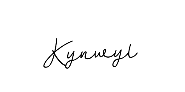 Make a beautiful signature design for name Kynwyl. With this signature (BallpointsItalic-DORy9) style, you can create a handwritten signature for free. Kynwyl signature style 11 images and pictures png