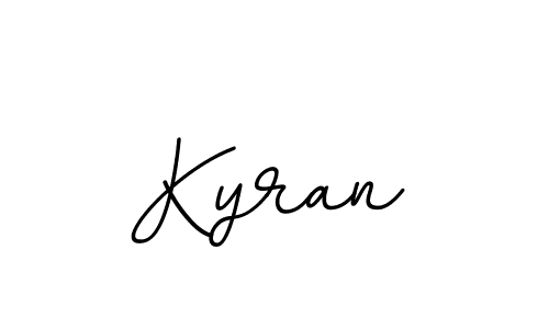 if you are searching for the best signature style for your name Kyran. so please give up your signature search. here we have designed multiple signature styles  using BallpointsItalic-DORy9. Kyran signature style 11 images and pictures png