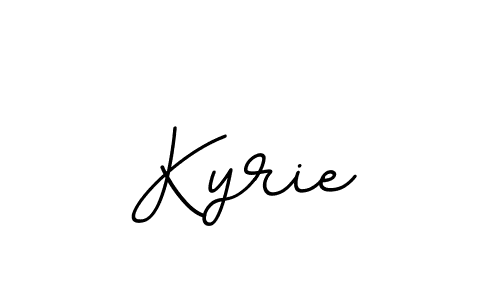 The best way (BallpointsItalic-DORy9) to make a short signature is to pick only two or three words in your name. The name Kyrie include a total of six letters. For converting this name. Kyrie signature style 11 images and pictures png