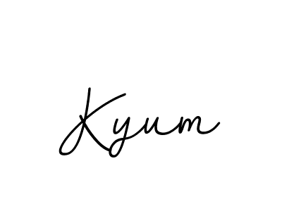 Similarly BallpointsItalic-DORy9 is the best handwritten signature design. Signature creator online .You can use it as an online autograph creator for name Kyum. Kyum signature style 11 images and pictures png