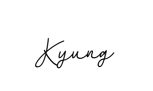 Use a signature maker to create a handwritten signature online. With this signature software, you can design (BallpointsItalic-DORy9) your own signature for name Kyung. Kyung signature style 11 images and pictures png