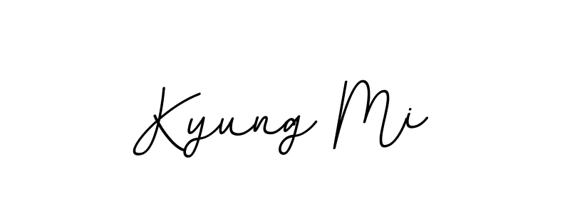 The best way (BallpointsItalic-DORy9) to make a short signature is to pick only two or three words in your name. The name Kyung Mi include a total of six letters. For converting this name. Kyung Mi signature style 11 images and pictures png