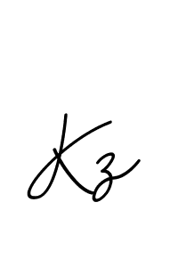 Make a beautiful signature design for name Kz. With this signature (BallpointsItalic-DORy9) style, you can create a handwritten signature for free. Kz signature style 11 images and pictures png