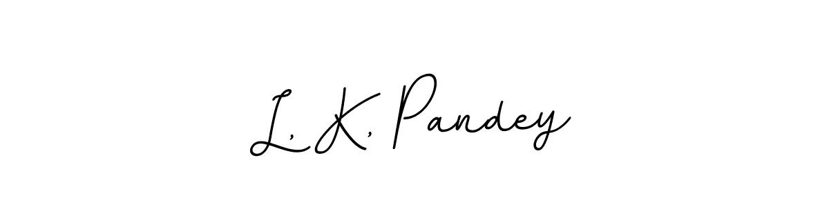 L, K, Pandey stylish signature style. Best Handwritten Sign (BallpointsItalic-DORy9) for my name. Handwritten Signature Collection Ideas for my name L, K, Pandey. L, K, Pandey signature style 11 images and pictures png