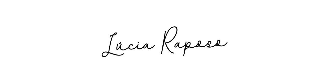 It looks lik you need a new signature style for name Lúcia Raposo. Design unique handwritten (BallpointsItalic-DORy9) signature with our free signature maker in just a few clicks. Lúcia Raposo signature style 11 images and pictures png