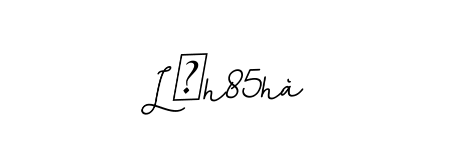 Design your own signature with our free online signature maker. With this signature software, you can create a handwritten (BallpointsItalic-DORy9) signature for name Lœh85hà. Lœh85hà signature style 11 images and pictures png