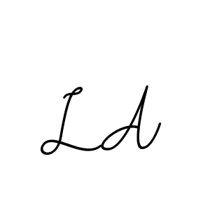 Similarly BallpointsItalic-DORy9 is the best handwritten signature design. Signature creator online .You can use it as an online autograph creator for name L A. L A signature style 11 images and pictures png