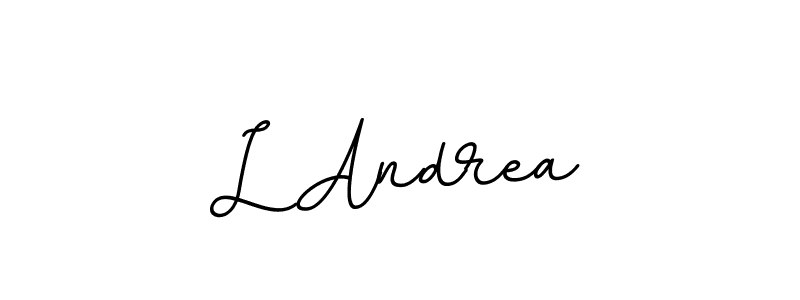 if you are searching for the best signature style for your name L Andrea. so please give up your signature search. here we have designed multiple signature styles  using BallpointsItalic-DORy9. L Andrea signature style 11 images and pictures png