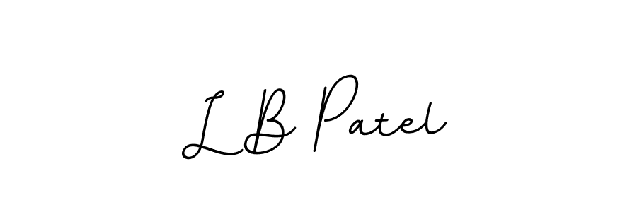 Make a beautiful signature design for name L B Patel. Use this online signature maker to create a handwritten signature for free. L B Patel signature style 11 images and pictures png