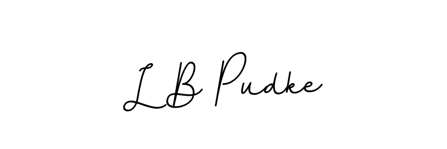 Here are the top 10 professional signature styles for the name L B Pudke. These are the best autograph styles you can use for your name. L B Pudke signature style 11 images and pictures png