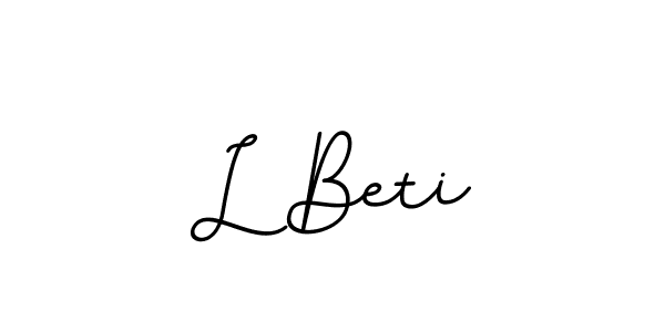 How to make L Beti signature? BallpointsItalic-DORy9 is a professional autograph style. Create handwritten signature for L Beti name. L Beti signature style 11 images and pictures png